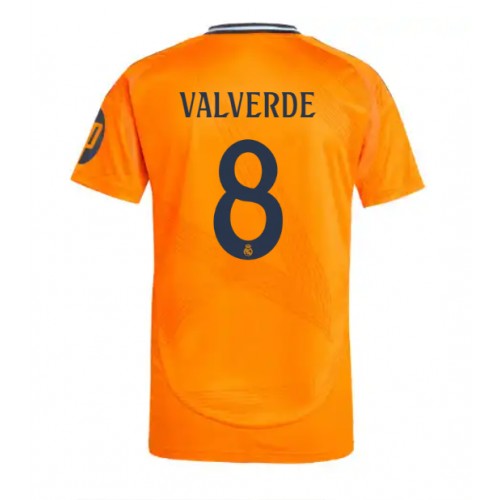 Pánský Fotbalový dres Real Madrid Federico Valverde #8 2024-25 Venkovní Krátký Rukáv